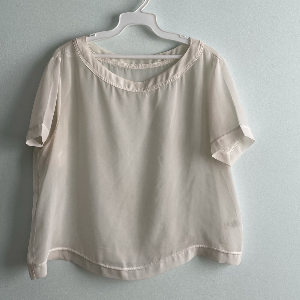 American Apparel Chiffon Top